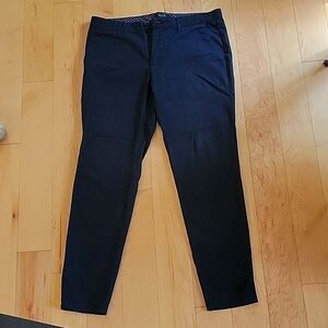 Navy blue wool dress pants